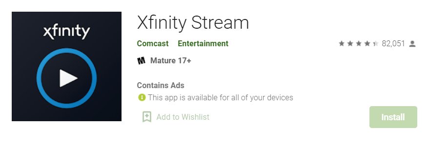 download the xfinity app for mac without an account
